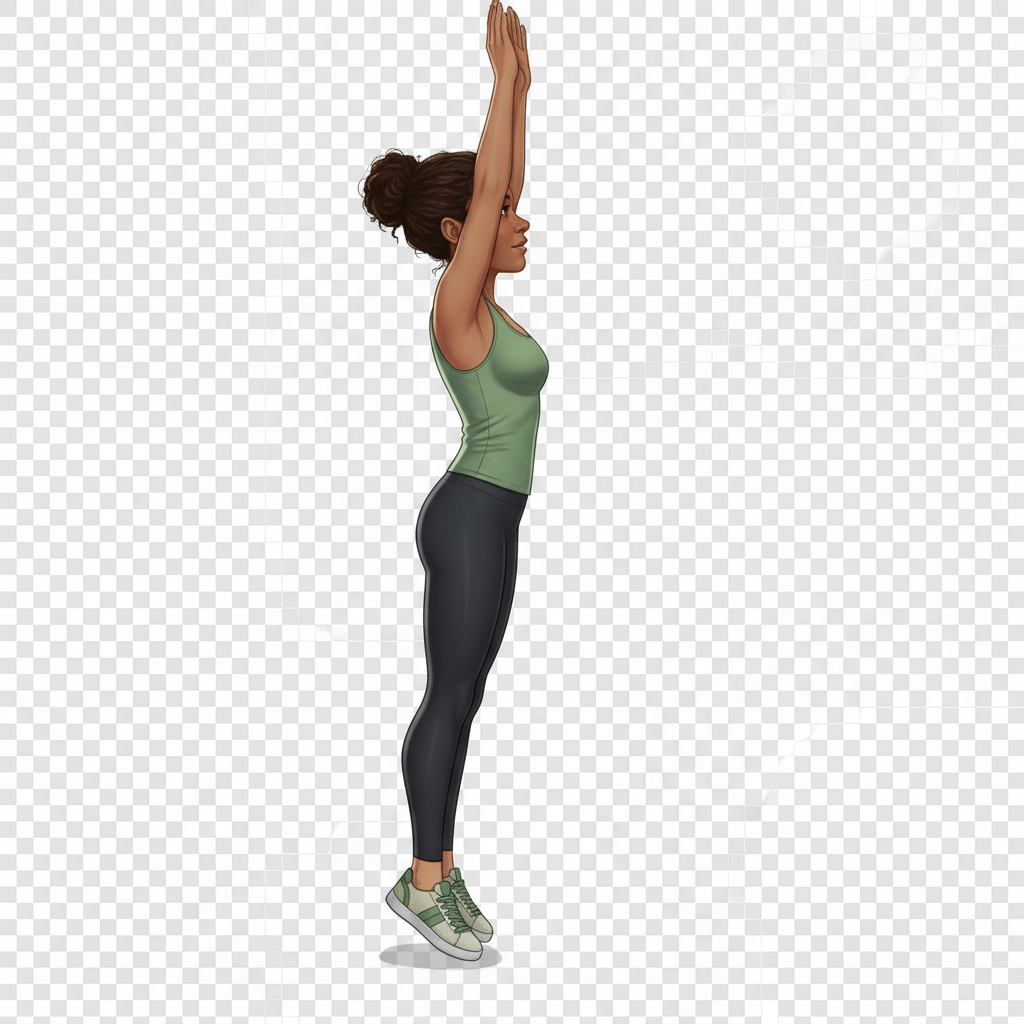 Burpees — Position finale