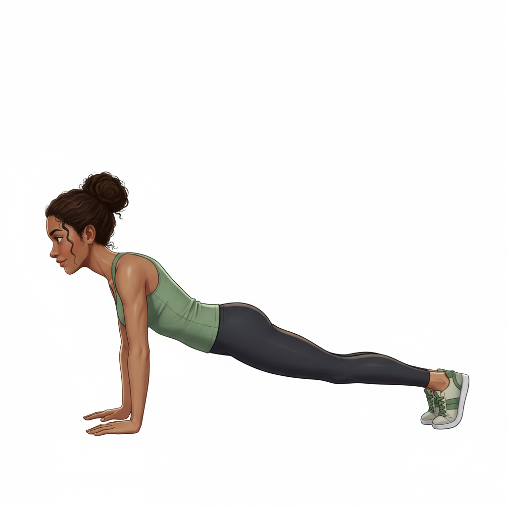 Pompes explosives — Position de départ