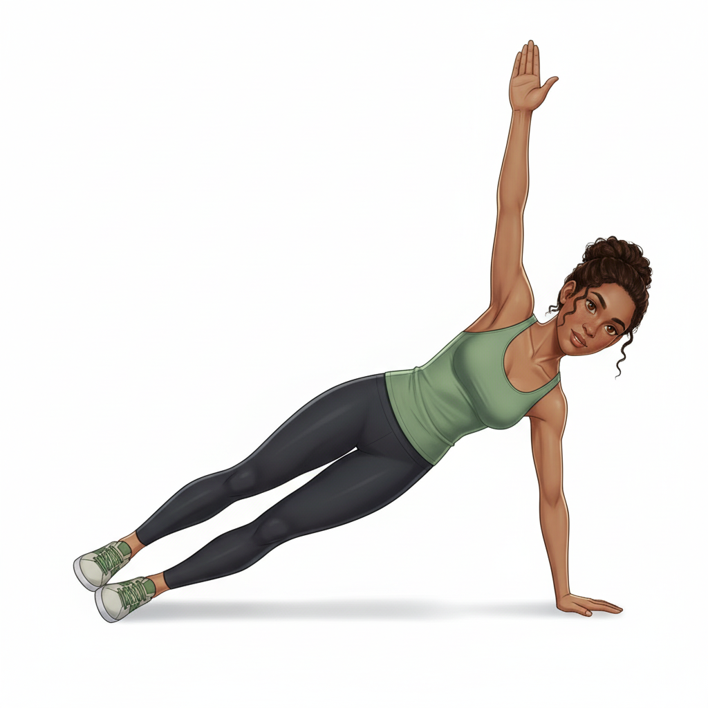 Gainage latéral — Position finale