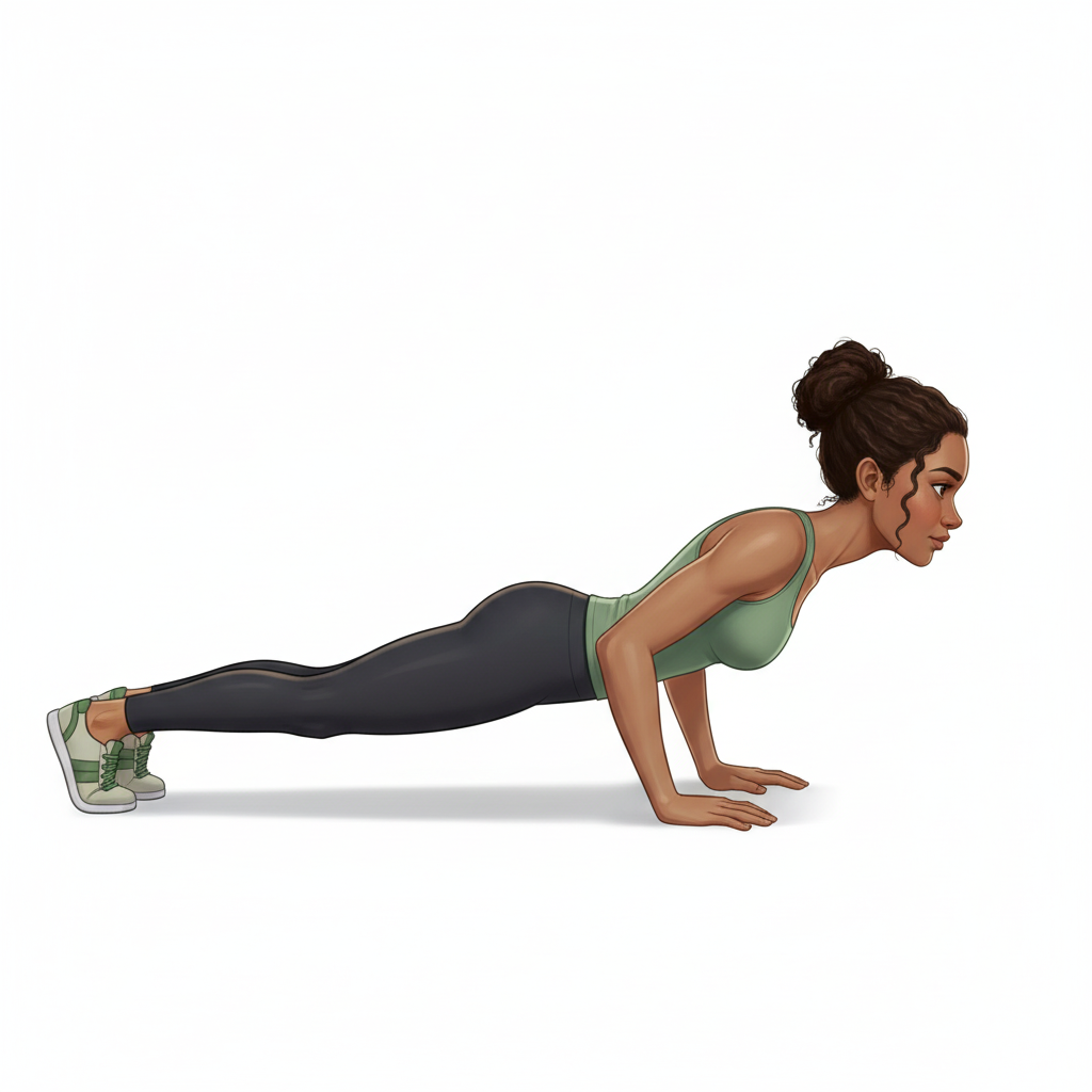 Pompes classiques — Position de départ