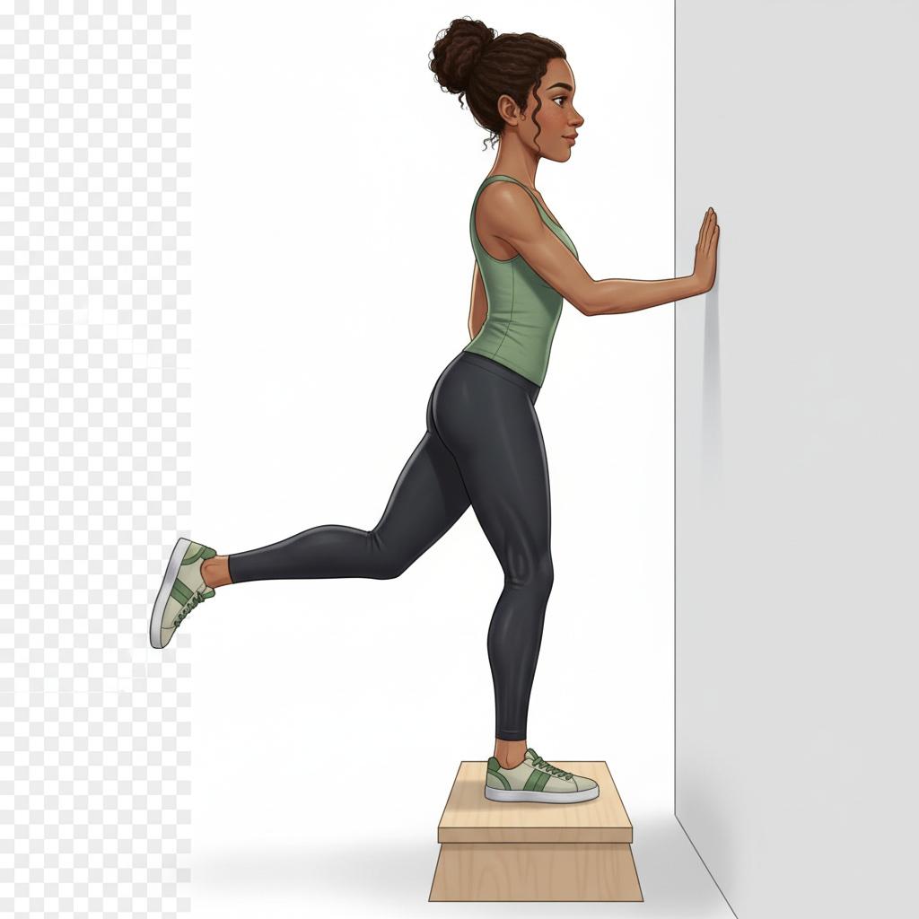 Mollets debout — Position finale