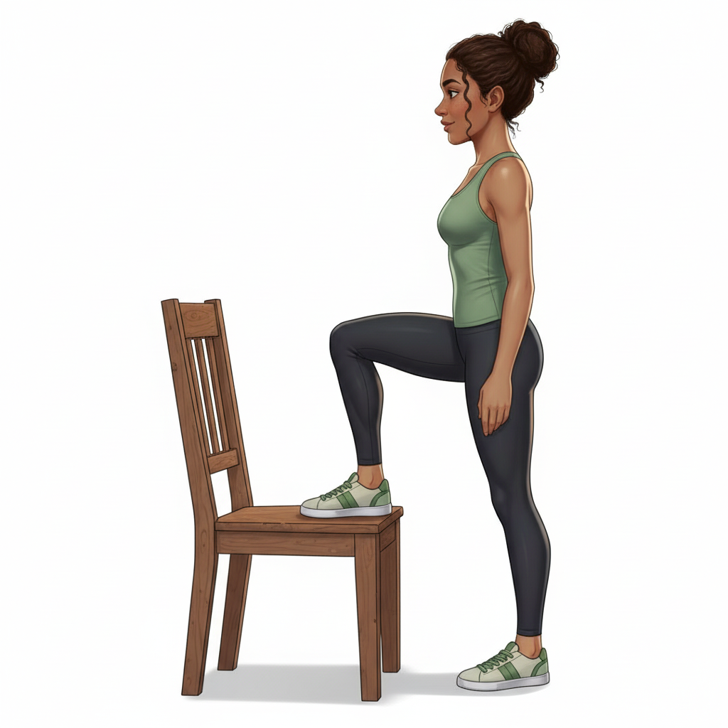 Step-ups — Position de départ